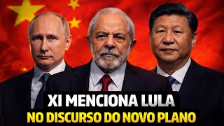 Xi Jinping mentions Brazil in his speech on the new multilateralism plan.