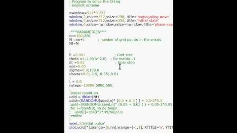 Simulation of the Cahn-Hilliard model of phase separation 4