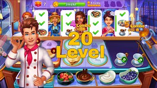 Cooking Crush Level 20 | Creme Café 🫓 Gameplay | Top Master Chef 2025 👨‍🍳 screenshot 1