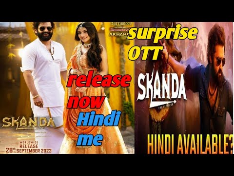 Skanda movise now available Hindi dubbed sakanda full movie Hindi dubbed zee5hindi235