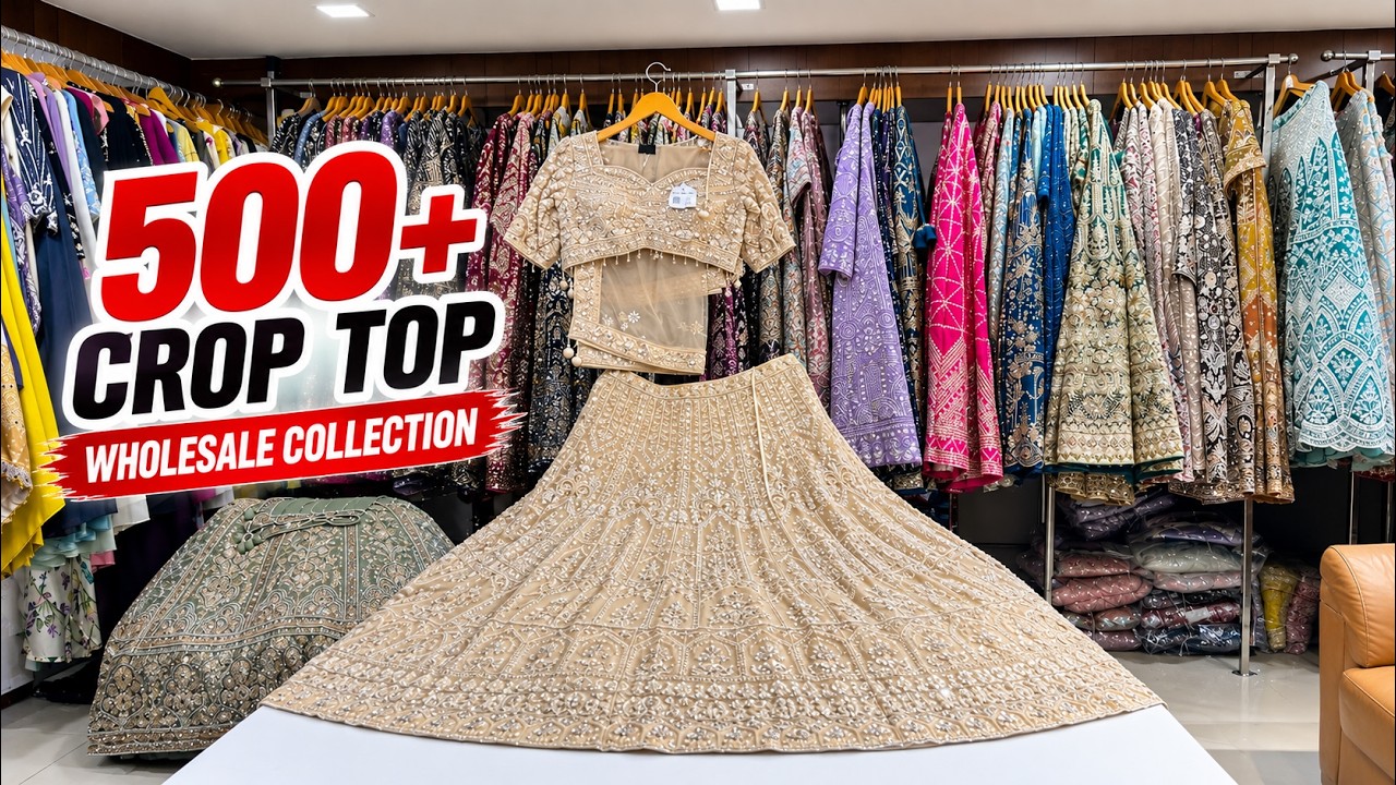 एक बार देखोगे तो खरीदने का मन करेगा! | Gown Crop Top Collection 2026 video thumbnail