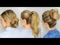 3 Easy 5 Minute Hairstyles