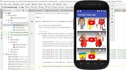 Tutorial How to Play YouTube VIDEOS in Android Studio - Durasi: 6.07. 