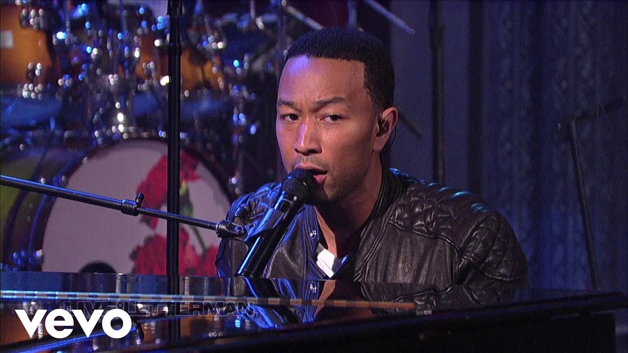 John Legend Save Room Live On Letterman