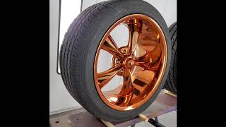 Ridler wheels from chrome to COPPER