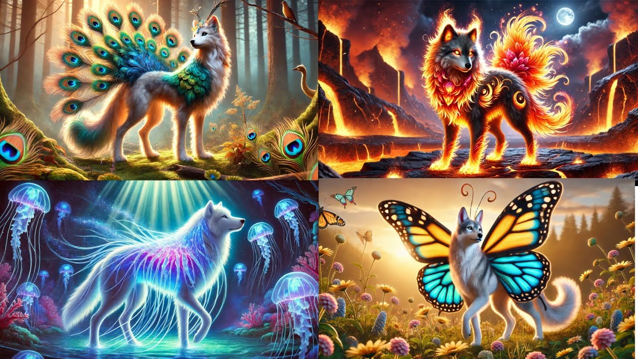 Amazing Wild Animals Fusion | Wolf + Animals