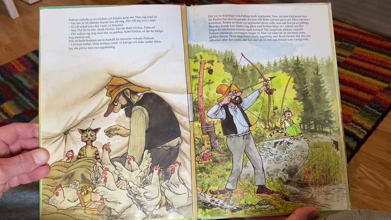 Pettson tältar / Sven Nordqvist   Opal