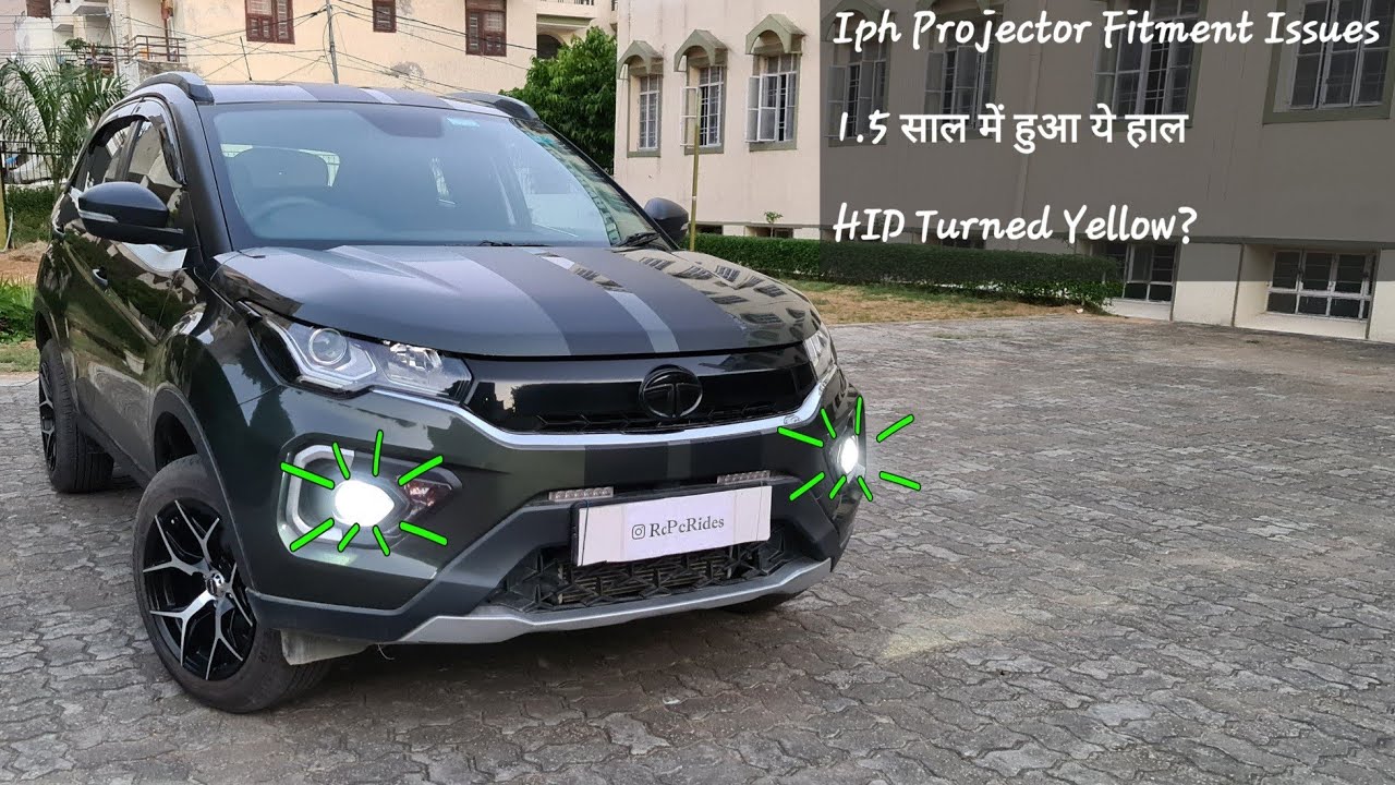 TATA NEXON IPH PROJECTOR + CRYSTAL EYE HID REVIEW AFTER 1.5 YEARS