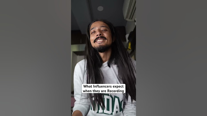 Influencer’s expectations while recording a video!