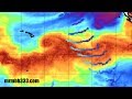 Strange anomalies span the globe towards two cyclones  hector leans north