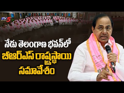 BRS State Level Meeting In Telangana Bhavan Today | KCR | Lok sabha Elections | TV5 News - TV5NEWS