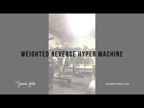 Jessie's Girls Training Programs: Reverse Hyperextensions (machine)