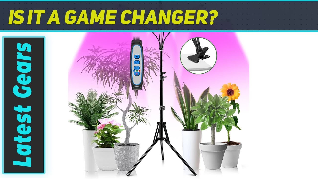 Garpsen Grow Light with Stand: The Best Full Spectrum LED for Indoor Plants!