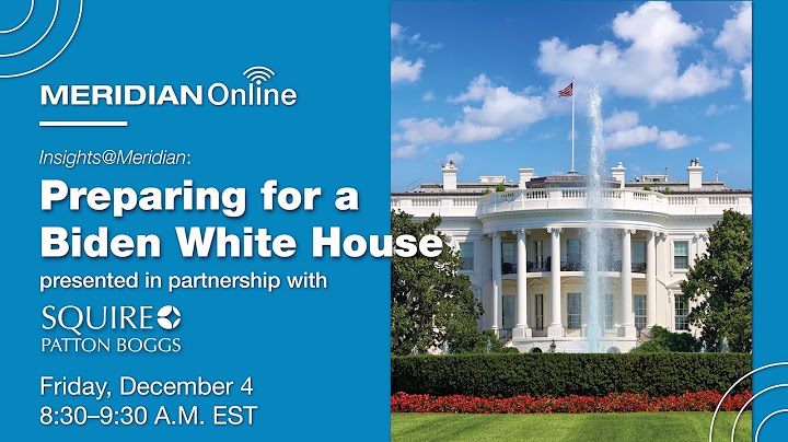 Preparing for a Biden White House
