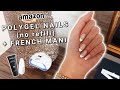 EASY POLYGEL NAIL TUTORIAL + FRENCH MANI ✨ No refill needed!!