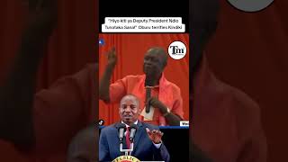 That deputy seat is what we are really hunting for~Oburu Odinga terrifies Kithure Kindiki
