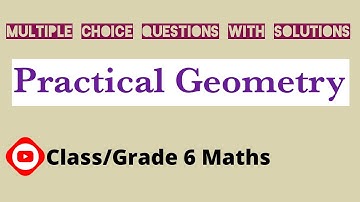 MCQ Practical Geometry, Important Q and A,Math Quiz,mcq practical geometry class/grade 6 maths,#MCQ