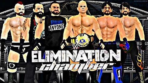 WR3D ELIMINATION CHAMBER PPV MATCH CARD