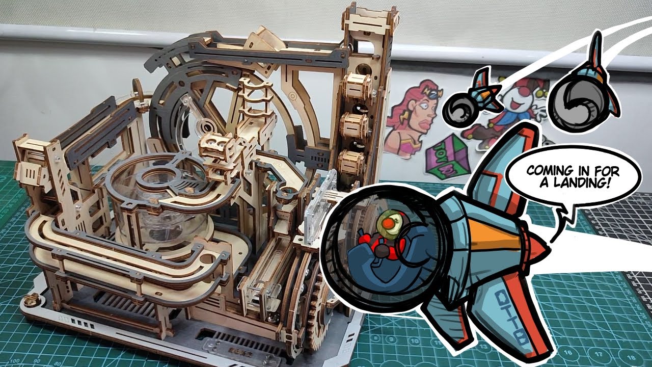 ROKR Marble Run - Marble Spaceport. A Detailed Build.