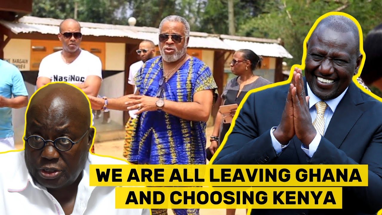 GHANA HELD DESPERATE! HERE IS WHY BLACK AMERICANS ARE LEAVING GHANA & MOVING TO KENYA.