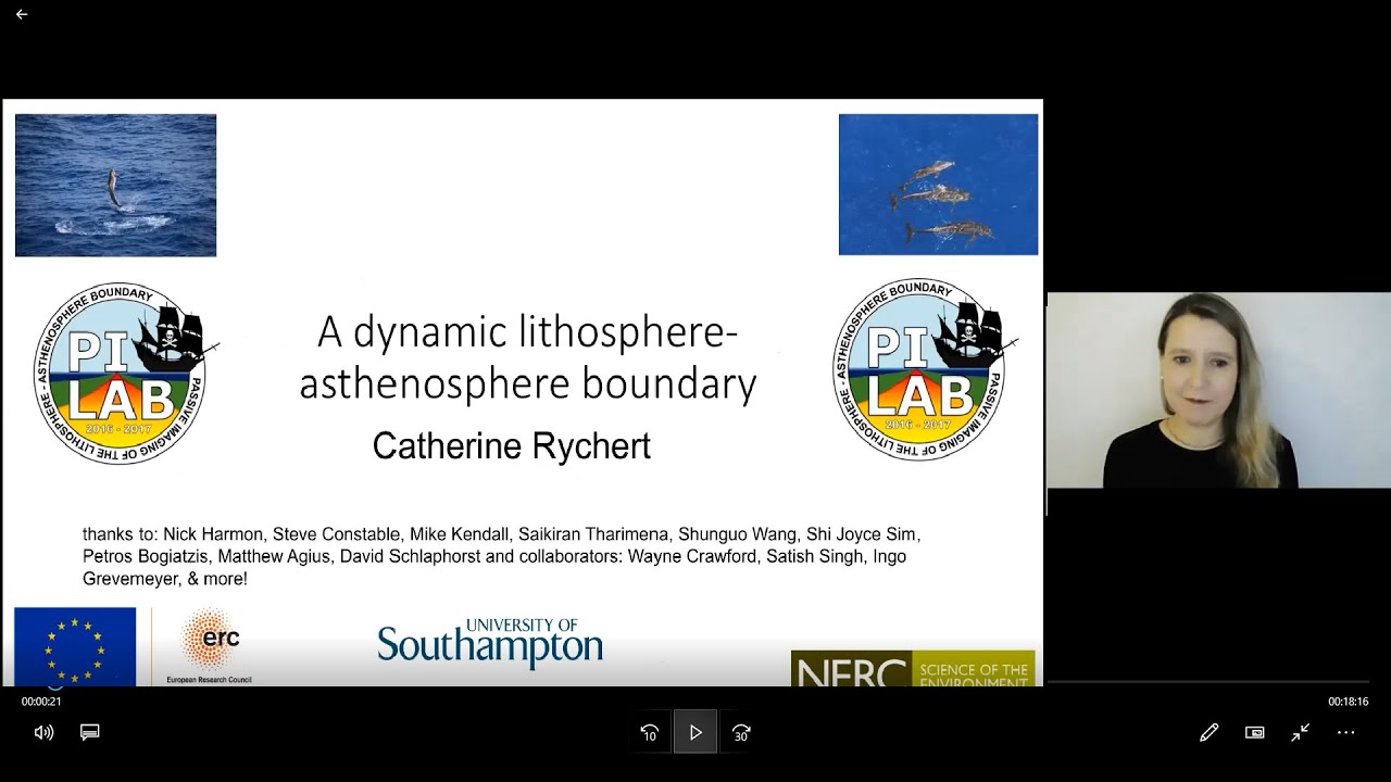 13.1 Catherine Rychert - A dynamic lithosphere-asthenosphere boundary ...