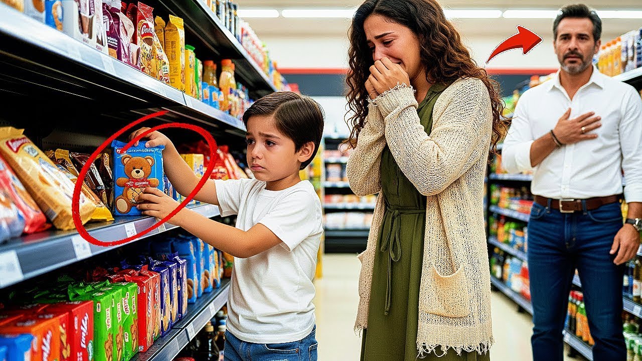 MILLONARIO VE A NIÑO TRISTE DEVOLVER UNA GALLETA PORQUE SU MAMÁ NO TIENE DINERO… Y HACE ALGO HERMO