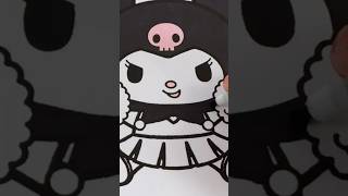Coloring Sanrio Kuromi Cheerleader #coloring #kuromi #sanrio #cheerleader