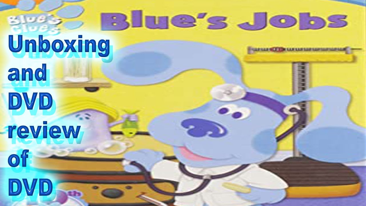 Unboxing and DVD Review of Blue's Clues Blue's Jobs YouTube