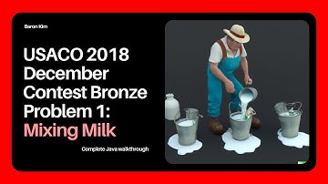 USACO Mixing Milk Walkthrough | Java