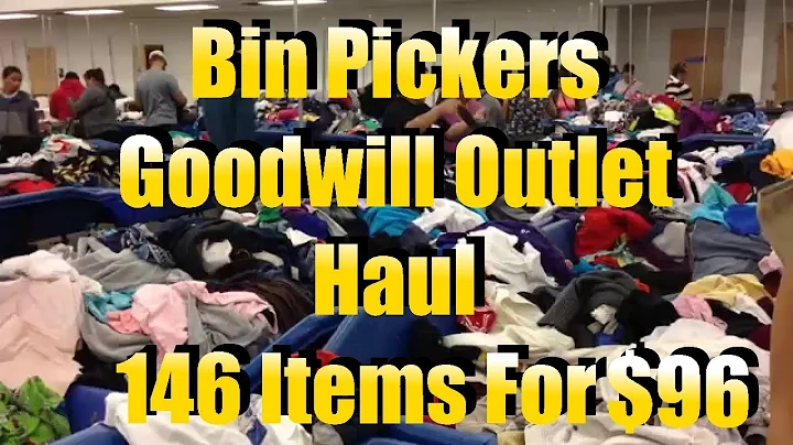 Our Best Goodwill Outlet Haul of 2019! 146 Items for $96- Bin Pickers
