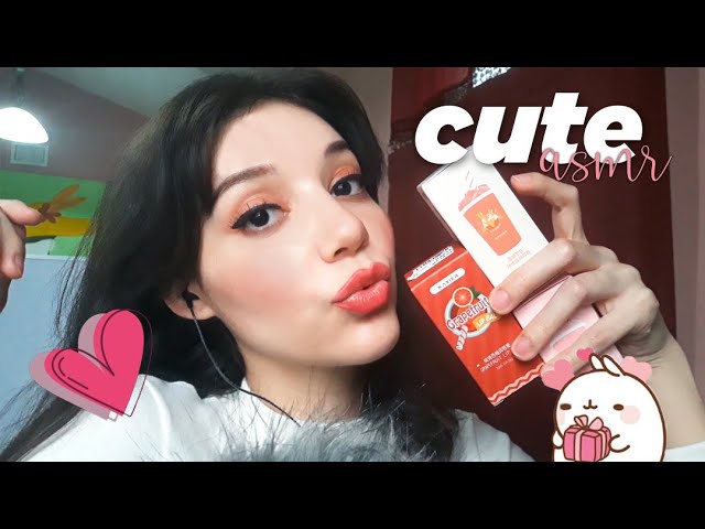 ASMR EN ESPAÑOL / UNBOXING + LITTLE AGGRESSIVE + TAPPING / Cute makeup ♥