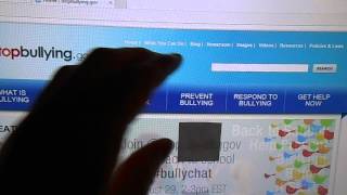 08/21/13:  Video from 08/21/13:  From the 1st page of 'stopbullying.gov.'