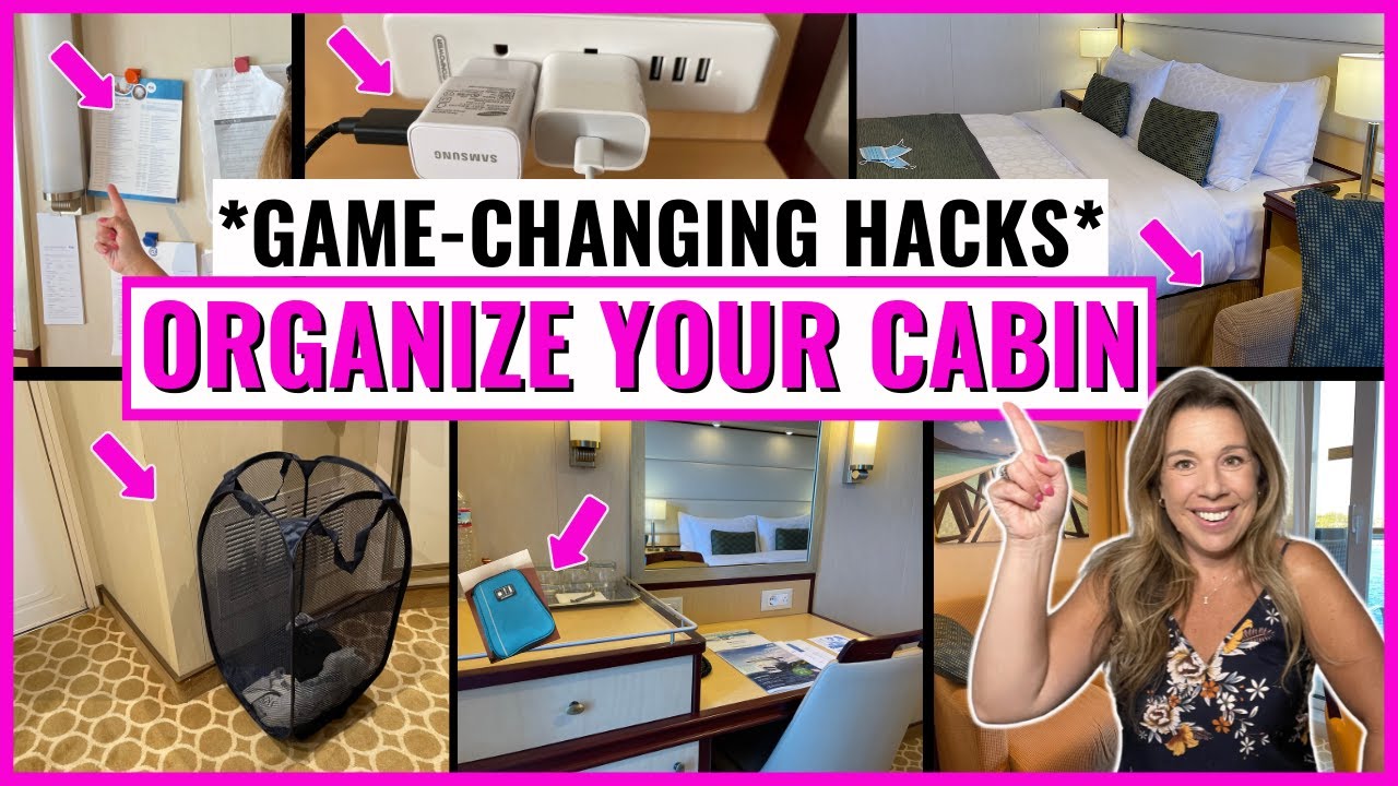 10+ CLEVER WAYS TO ORGANIZE YOUR CRUISE CABIN in 2022 *new items we tried & love!!*