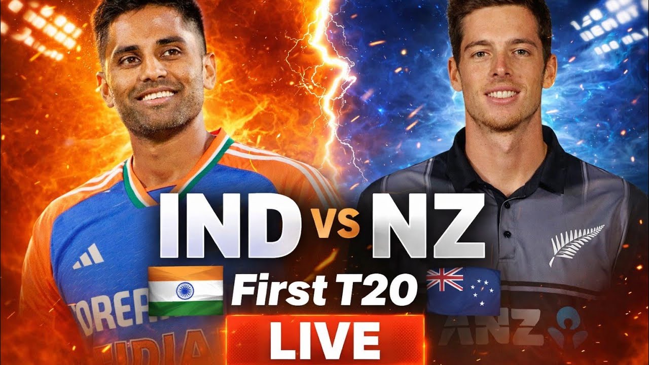 Live : India vs New Zealand 1st T20 | Live Cricket Match Today | IND vs ...