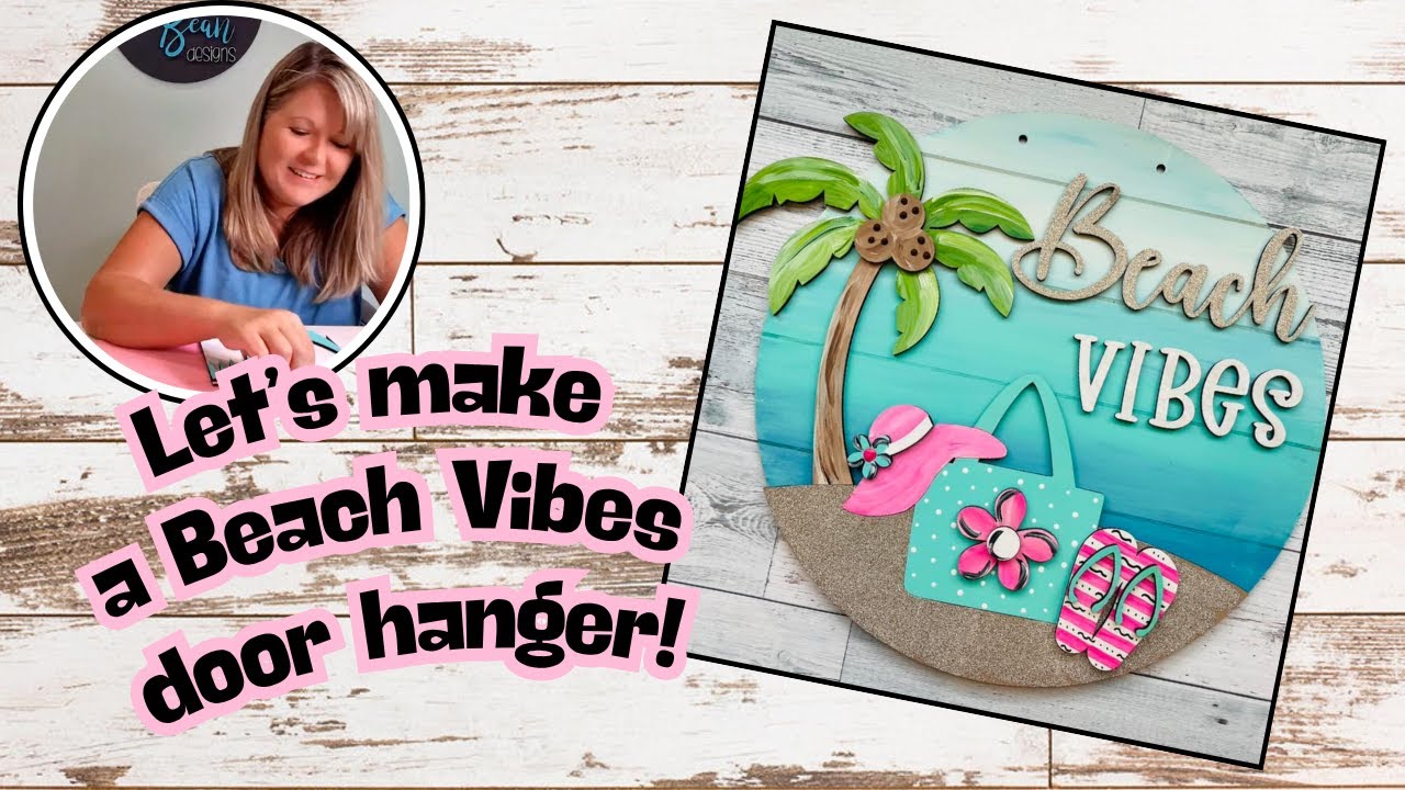 SVG Clubhouse May 2023 Paint Party Live Beach Vibes Door Hanger