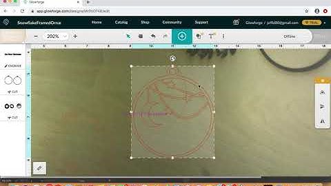Framed Ornament Set Glowforge Tutorial