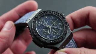 black diamond hublot watch