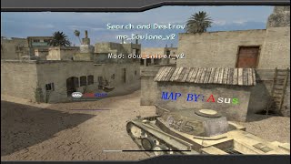 Call Of Duty 4 Sniping In Toujane| Knife Round And Sniping| [DoW]Sniper Promod