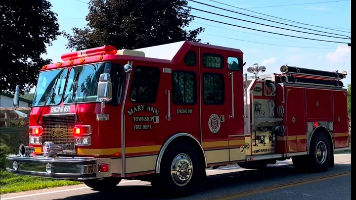 *First Catch* Mary Ann Township Fire Department Engine 691 Responding 