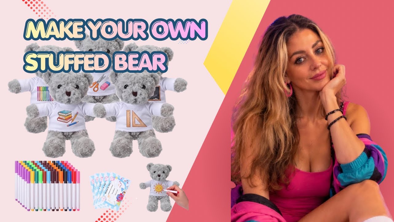 Crafting Personalized Teddy Bears with DIY Kits - YouTube