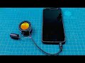 how to make powerful mini aux cable speaker at home | without any amplifier