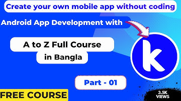 Kodular full course in Bangla  Part 01 || Kodular Bangla || Kodular A to Z Bangla || World ICT Touch