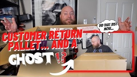 I bought a $1,610 Amazon Customer Returns Pallet + CAPTURED GHOST ON CAMERA AGAIN!