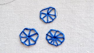 How to do blanket stitch wheel / buttonhole wheel stitch