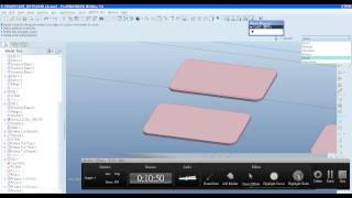PRO/E controllor id設計 教學 tutorial 前蓋按鍵區設計 (按鍵部位拆分)-part3