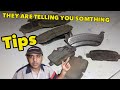 The old brake pads will tell you the issues