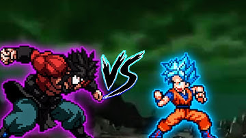 Dark Broly SSJ4 VS Goku TP V3 OP in Jump Force Mugen