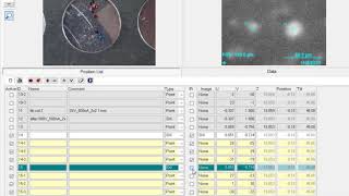 Multipoint depth profiling within a single sputter using Zalar rotation and Image Registration