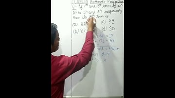 Best short trick for solving mcq on Arithmetic Progression class 10 #shorts  #shortsbeta