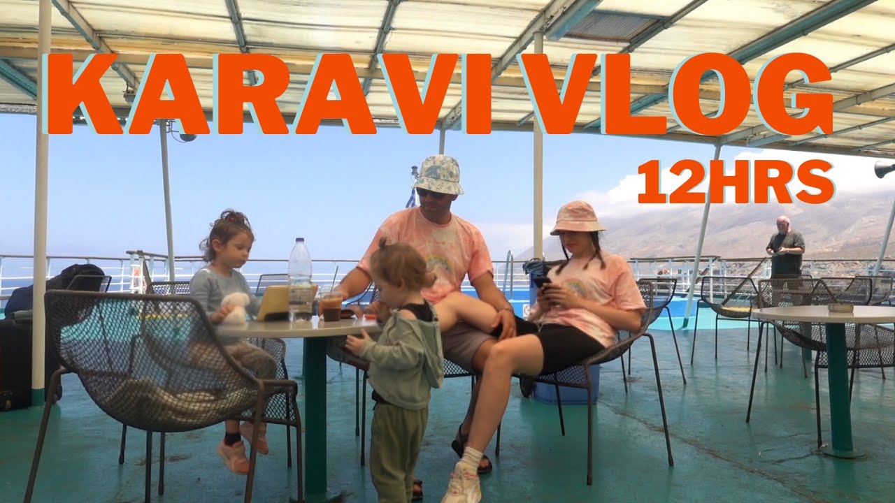 Ρόδος Κρήτη 12 ώρες | karavi vlog | Vanessa Mi